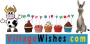 Funny personalized village birthday video with name and photo